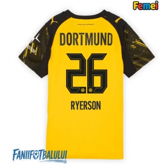 Borussia Dortmund Julian Ryerson #26 Tricou Fotbal Replică 2025-26 Femei Acasa